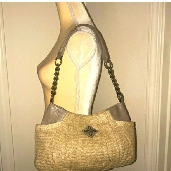 Simply Vera Vera Wang  Hobo White Kinit Women Bag - Picture 3 of 14